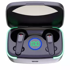 Fone De Ouvido e Carregador de Celular Portátil Bluetooth Sem Fio 5.3 Fone Estéreo