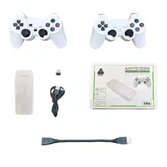 Videogame Stick 10mil 2 Controles Sem Fio Console Portatil Jogos Retro Antigo - comprar online