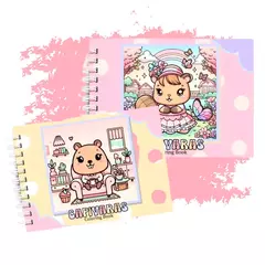 Livro De Colorir Capivara Estilo Bobbie Goods 50 Folhas 180g Capa Dura na internet
