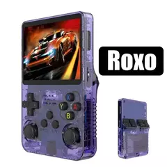 Console Portátil R36S + de 15.000 Jogos Vídeo Game 64g Linux Tela IPS 3.5 Polegadas - comprar online
