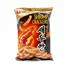 Salgadinho Coreano Camarão PICANTE - Shrimp Flavoured Cracker 75G