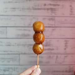 Mitarashi Dango Tradicional Cobertura de Soja Doce ou Nutella