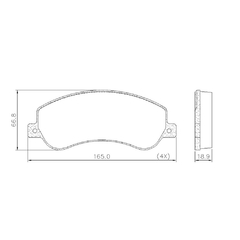 Pastilha de Freio NA40330 Amarok 2.0 16V 10/20 Dianteira