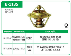 Válvula Termostática B1135-82 Fiesta Courier 96/99 Zetec 1.4 16V - comprar online