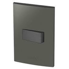 Conjunto 1 tecla interruptor Simples - Grafite Alumbra (Inova Class)