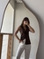 Camisa Louise - MARROM - loja online