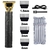 Máquina de corte de cabelo clippers recarregável barbeador elétrico profissional aparador de cabelo para homens e barbeiros - loja online