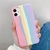 Capa de telefone para iphone com listra colorblock