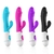 Vibrador feminino motor duplo, brinquedo adulto em silicone com 30 de velocidade
