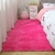 Tapete de pelúcia piso tapete macio decoração de sala de estar adolescente capacho nórdico fofo tamanho grande tapetes grossos para meninas quarto infantil na internet