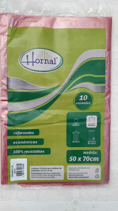 BOLSA ALTA DENS. 50 X 70 ROJA