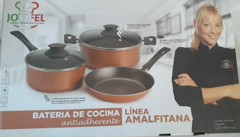 BATERIA 3 PZAS AMALFITANA (SAR22+CAC18+CAC22)