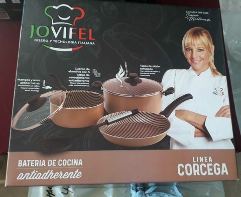 BATERIA 4 PZAS CORCEGA (SAR24+CAC18+CAC24+ESPATULA)