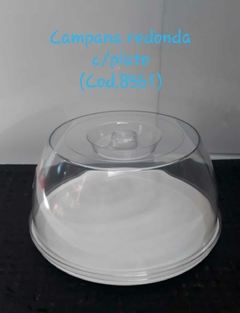 CAMPANA GAST. REDONDA C/PLATO