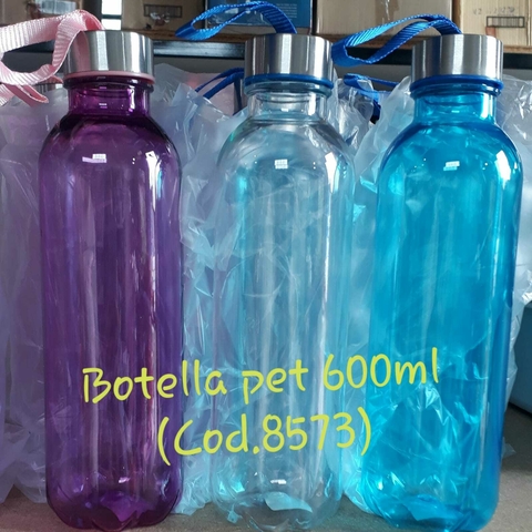 BOTELLA PET TRASP. 600ML MM