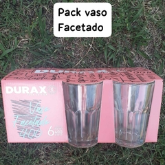 PACK X 6 VASO FACETADO (BX8)