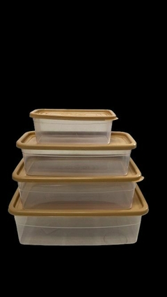 SET X 4 HERMETICOS RECTANGULAR POO - comprar online