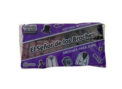 OFERTA - POR 144 (12 DOCENAS) BROCHES PLÁSTICOS
