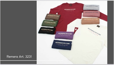 3231 Remera Manga Larga - comprar online