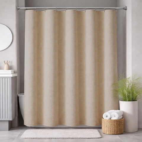 Cortina de baño hexágono