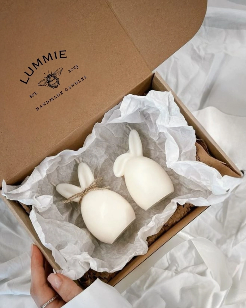 Vela Aromática de Chocolate Branco EASTER CANDLE – COLEÇÃO LIMITADA