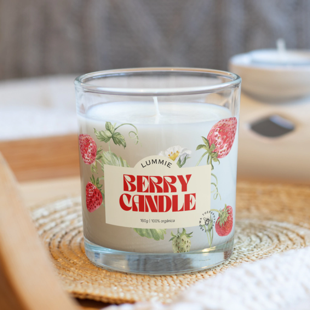 Berry Candle - Vela aromática Morango