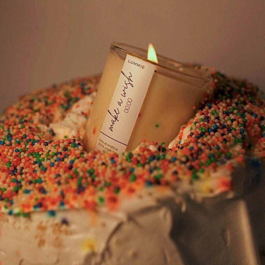 Birthday Candle - Vela aromática de Baunilha 60g