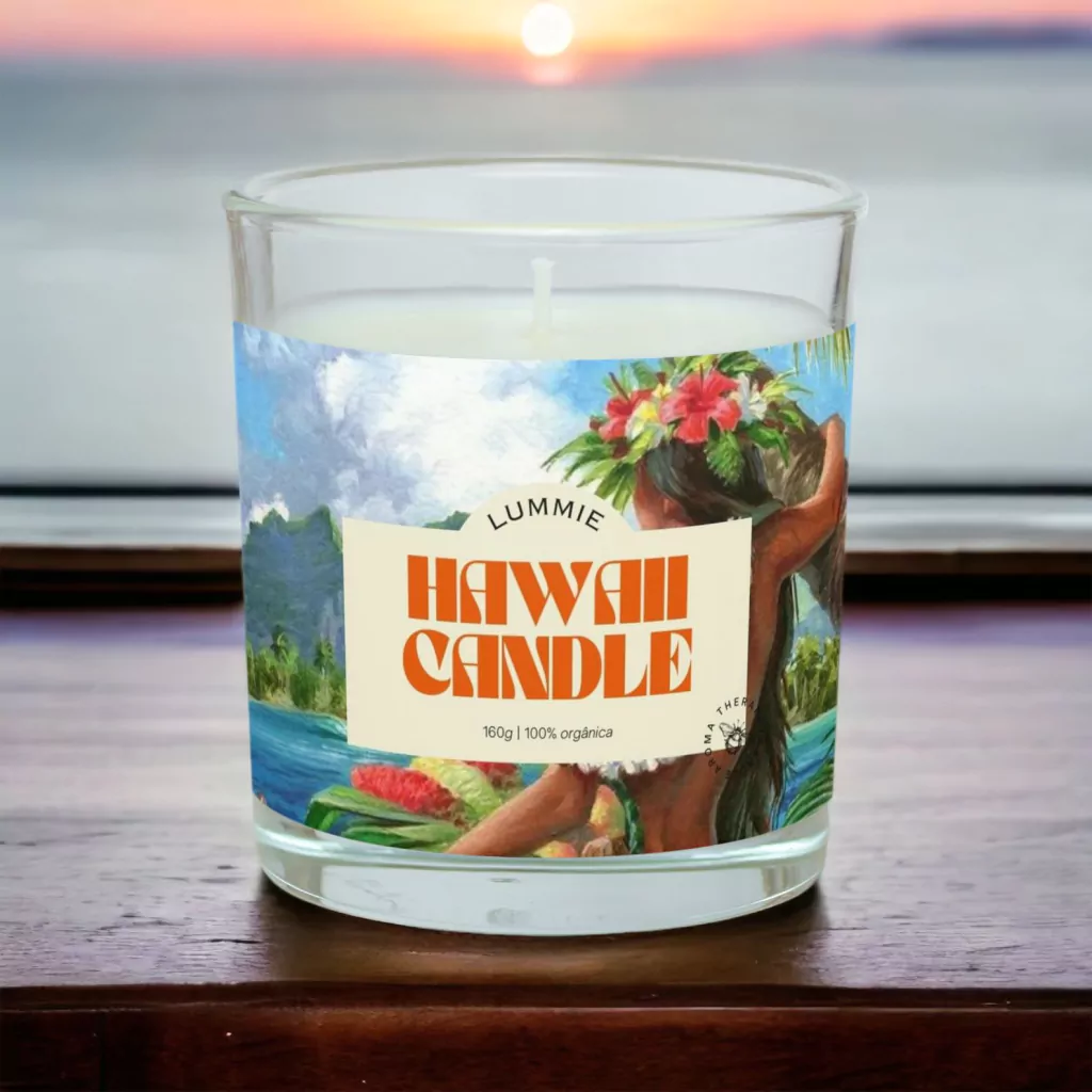 Hawaii Candle - Vela aromática de Tangerina com Laranja
