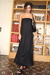 VESTIDO MIDI SEM ALÇA PRETO - loja online