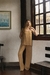 BLUSA SEM ALÇA CAMEL - comprar online