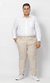 TERNO PLUS SIZE MELANGE SLIM BEGE - Zarref Moda Masculina