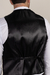 COLETE DE POLIVISCOSE SLIM FIT AZUL CELESTE na internet