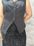 Saia Paetê preta- Camila - Closet da Ana