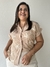 Camisa Juliana - viscose - manga muscle - Closet da Ana