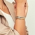 Bracelete Geométrico Aberto dois Banhos - comprar online