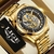 LIGE Relógios para Homens Wartterproof Esporte Big Mens Watch Top Marca Oco Rel - Outlet Oliver