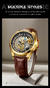 LIGE Relógios para Homens Wartterproof Esporte Big Mens Watch Top Marca Oco Rel - Outlet Oliver