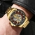 LIGE Relógios para Homens Wartterproof Esporte Big Mens Watch Top Marca Oco Rel