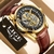 LIGE Relógios para Homens Wartterproof Esporte Big Mens Watch Top Marca Oco Rel - loja online