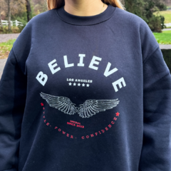 Sweatshirt Blue_Believe en internet