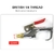 Kit de descarga para ar condicionado, conjunto de bico de pistola de aço inoxid