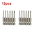 6 pçs magnético triângulo chave de fenda bits s2 aço 1/4 polegada hex shank - Multi Variedades