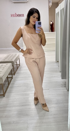 conjunto alfaiataria marrant nude - comprar online