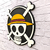Placa Decorativa Anime Mangá One Piece Luffy - Plastic Wood