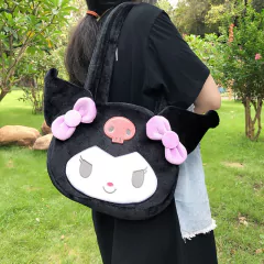 Kawaii sanrioed ,pelúcia cinnamoroll ,melody kuromi, bolsas femininas ,bolsas de ombro