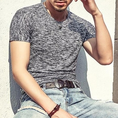 [Shujin ]camiseta masculina casual ,camiseta de manga longa com estampa, tops de g