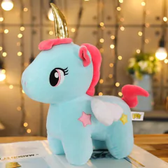 20cm, macio, unicórnio brinquedos de pelúcia, dormir, travesseiro - comprar online