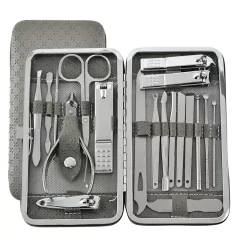 19 pçs/set Poda Nail Clippers, Corte Alicate ,Conjunto Único Nail Groove Pedicure - loja online