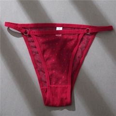 Calcinha rendada transparente feminina, nova roupa íntima feminina cintura baixa - loja online