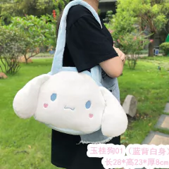 Kawaii sanrioed ,pelúcia cinnamoroll ,melody kuromi, bolsas femininas ,bolsas de ombro - dezzabella57